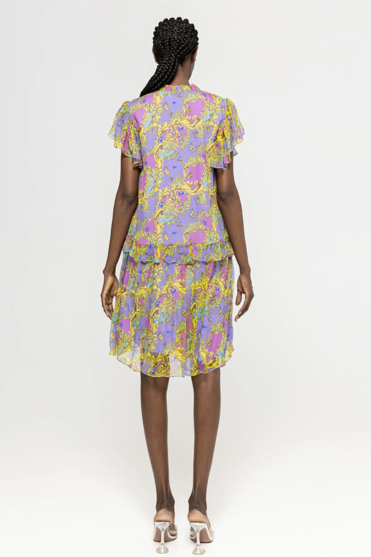 Shop ed silk midi dress Dresses