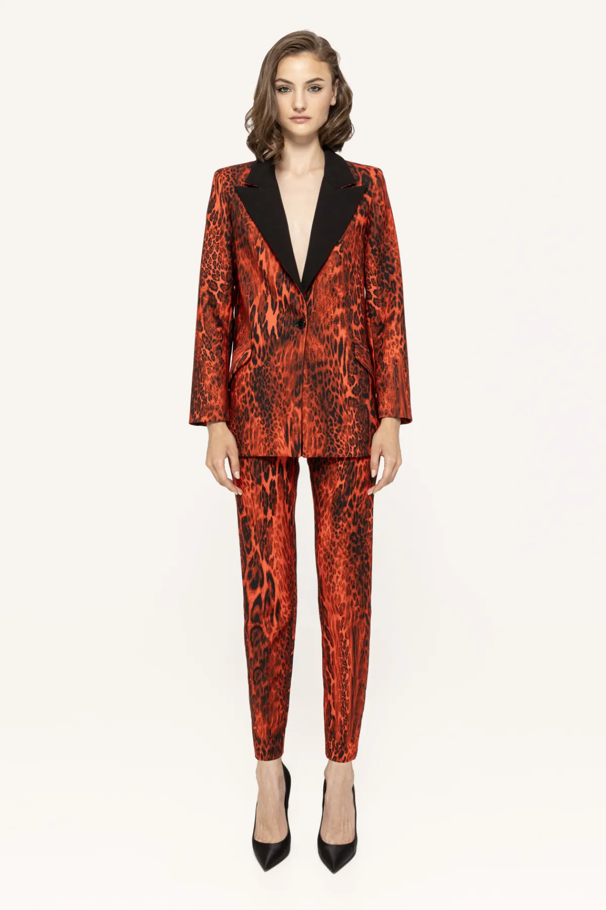 Fashion ed single-breasted blazer Jackets