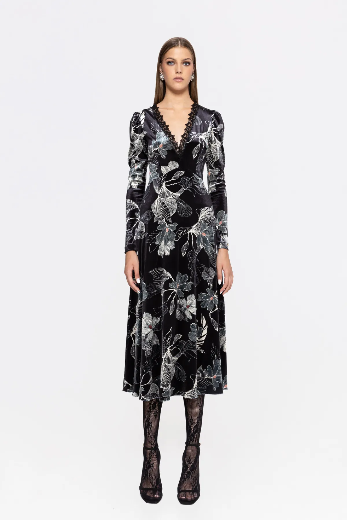 Sale ed velvet midi dress Dresses