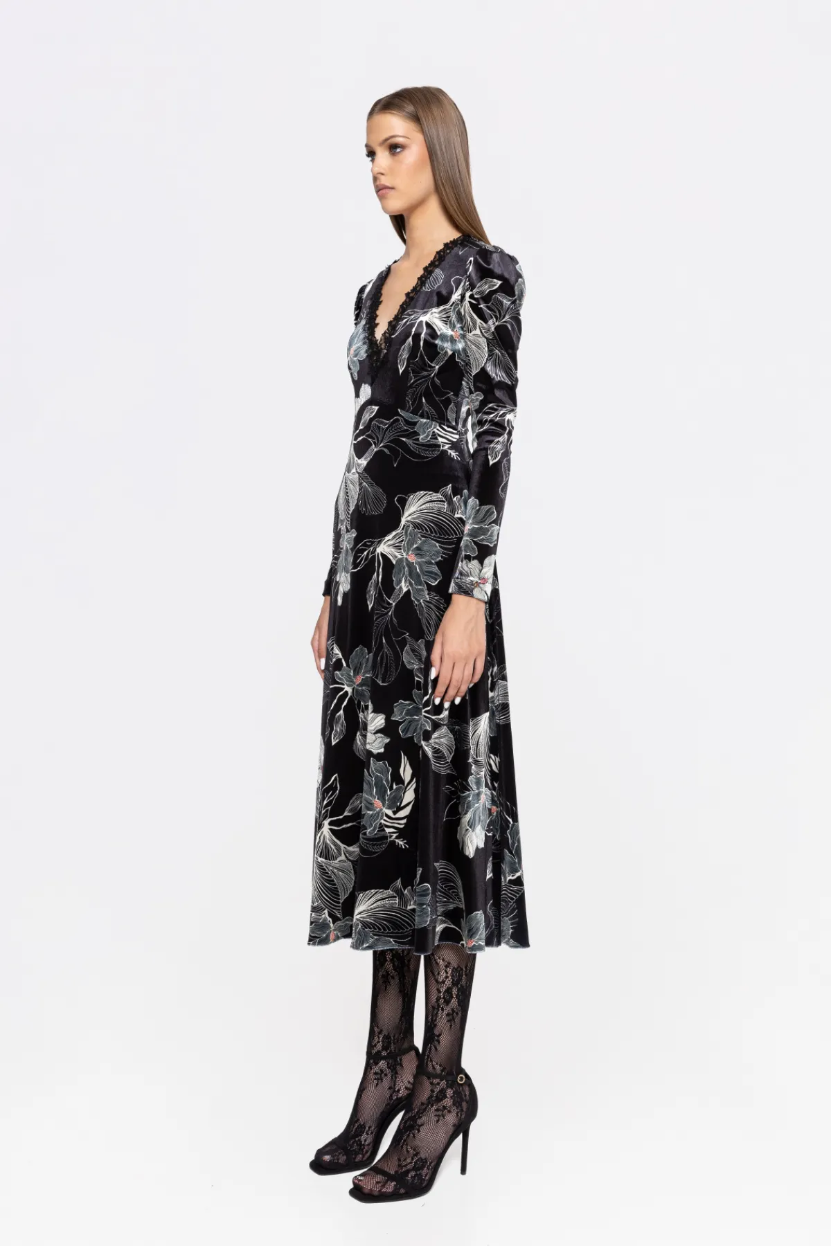 Sale ed velvet midi dress Dresses