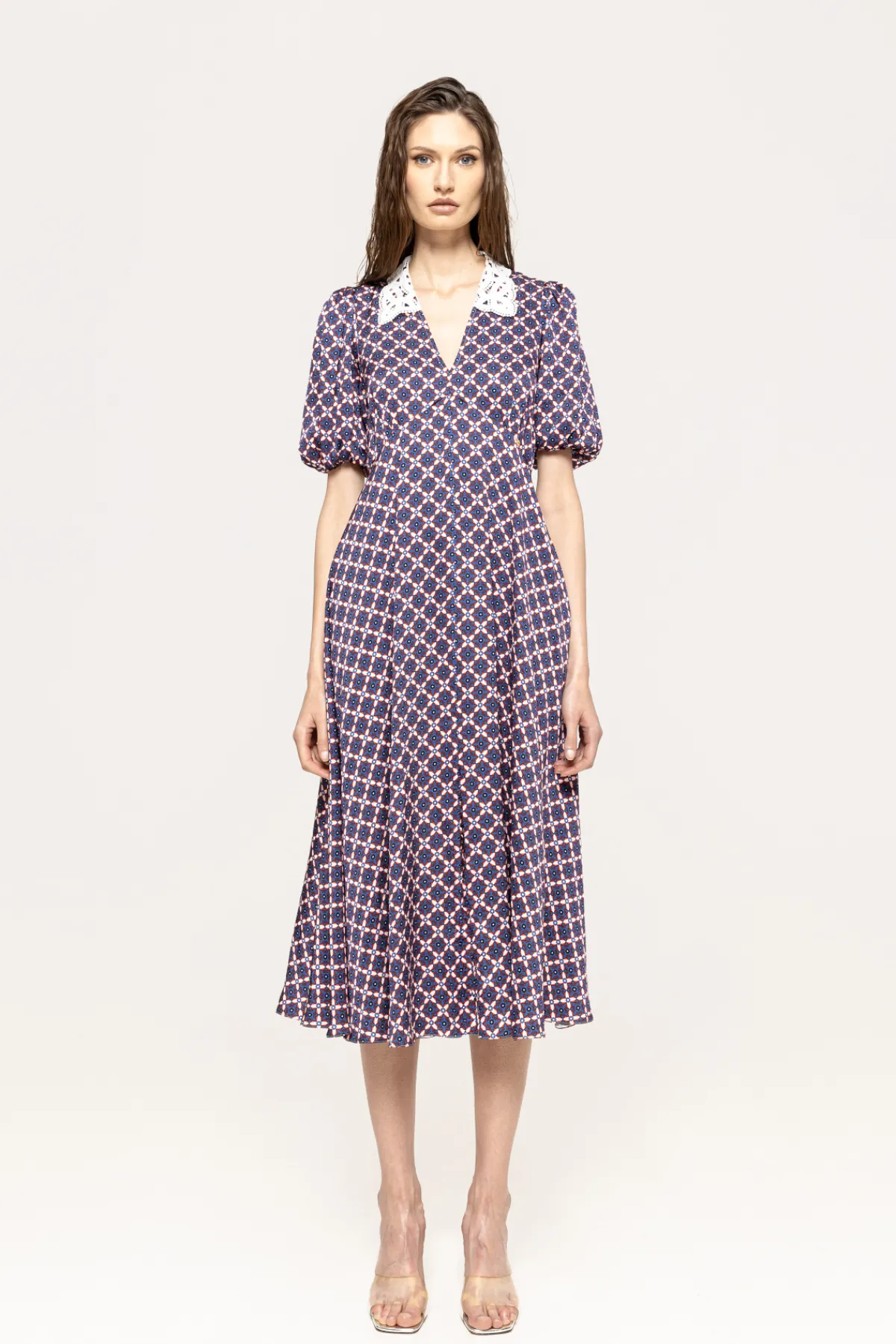 Hot ed viscose midi dress Dresses
