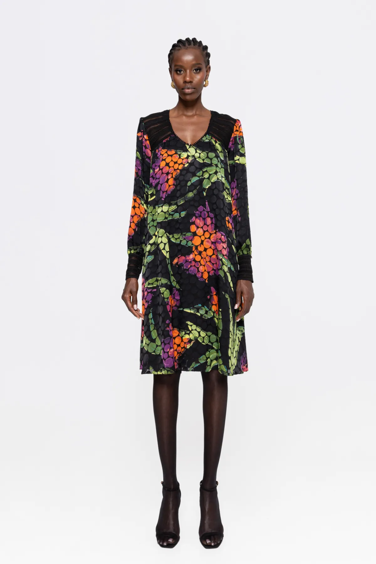 Flash Sale ed viscose midi dress Dresses