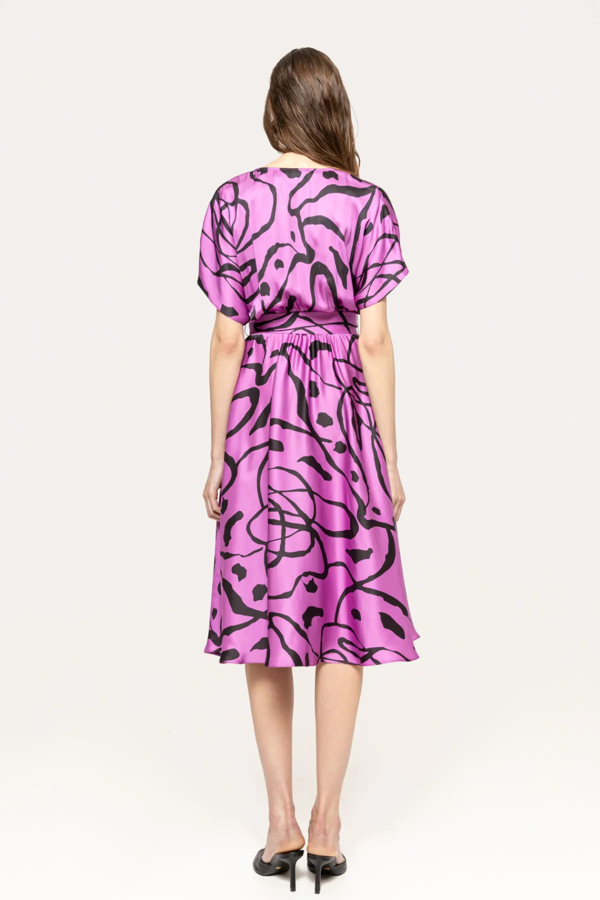 Shop ed viscose midi dress Dresses