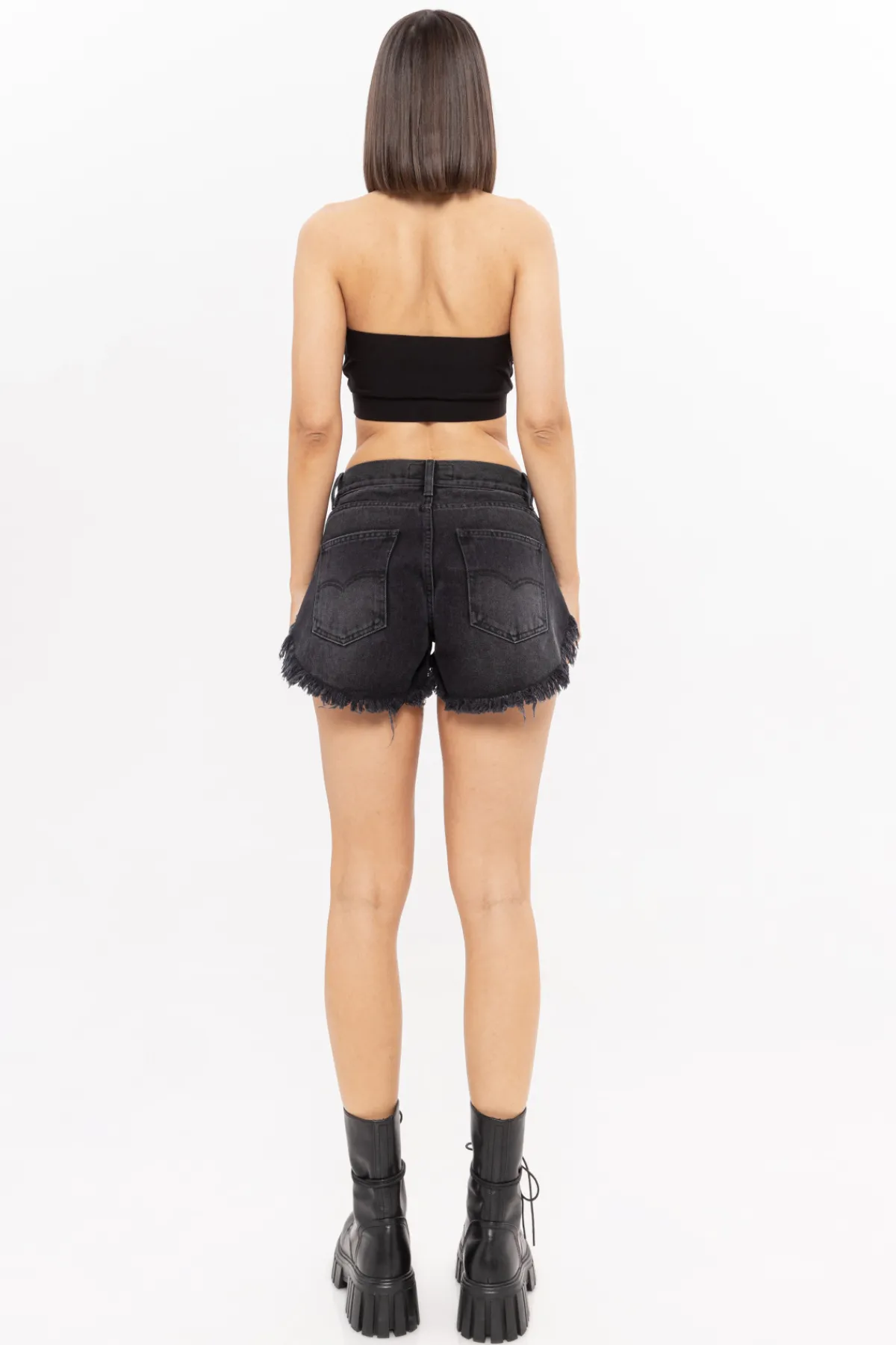 Store Raw-hem denim shorts Denim | Pants