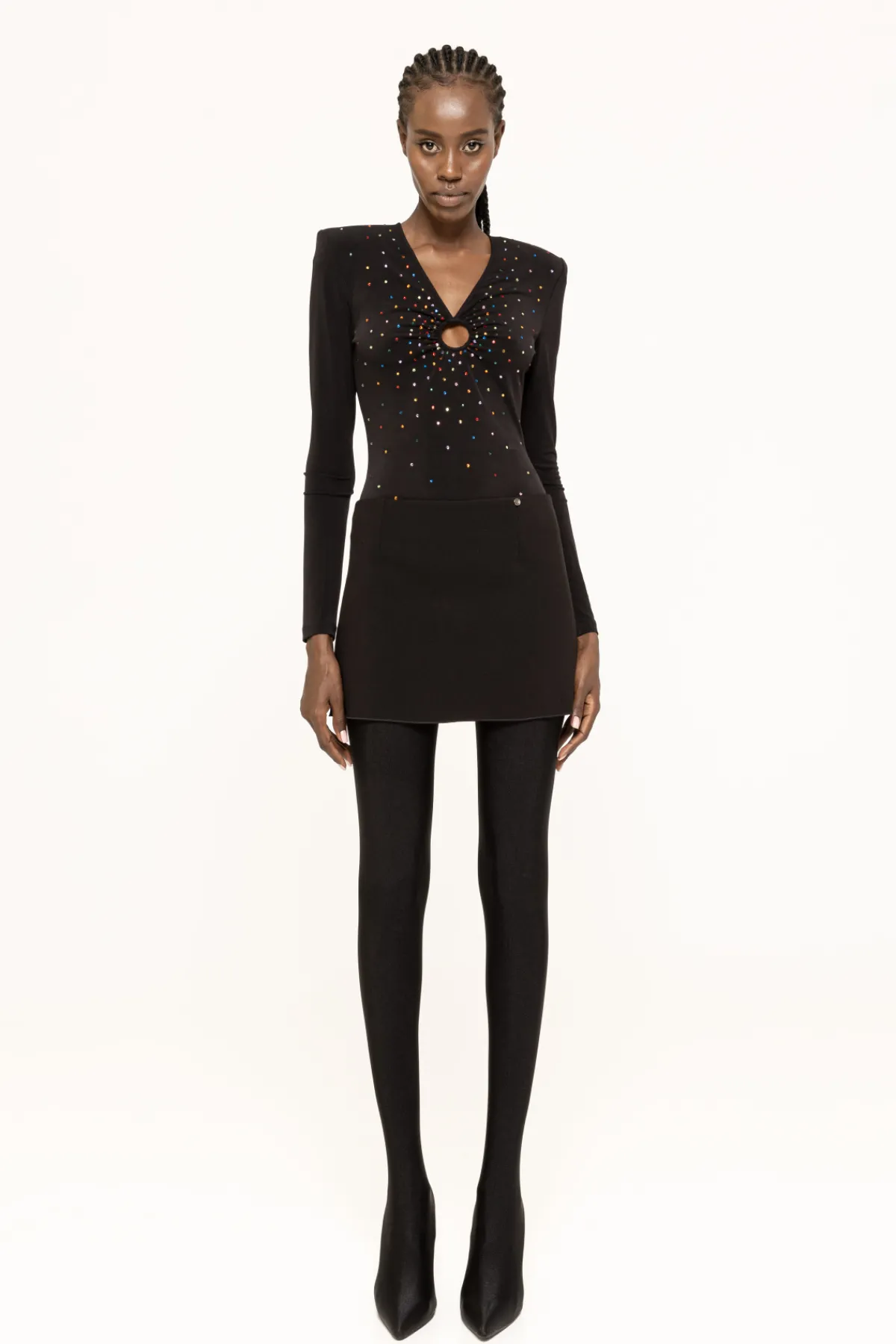 Best Sale Rhinestone-embellished bodysuit Body