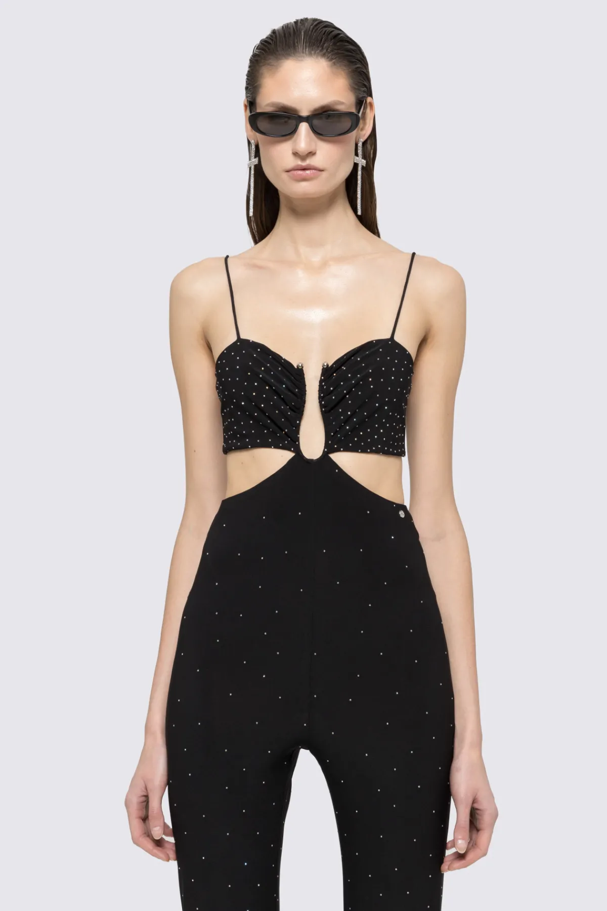 Discount Rhinestone-embellished jumpsuit Jumpsuits