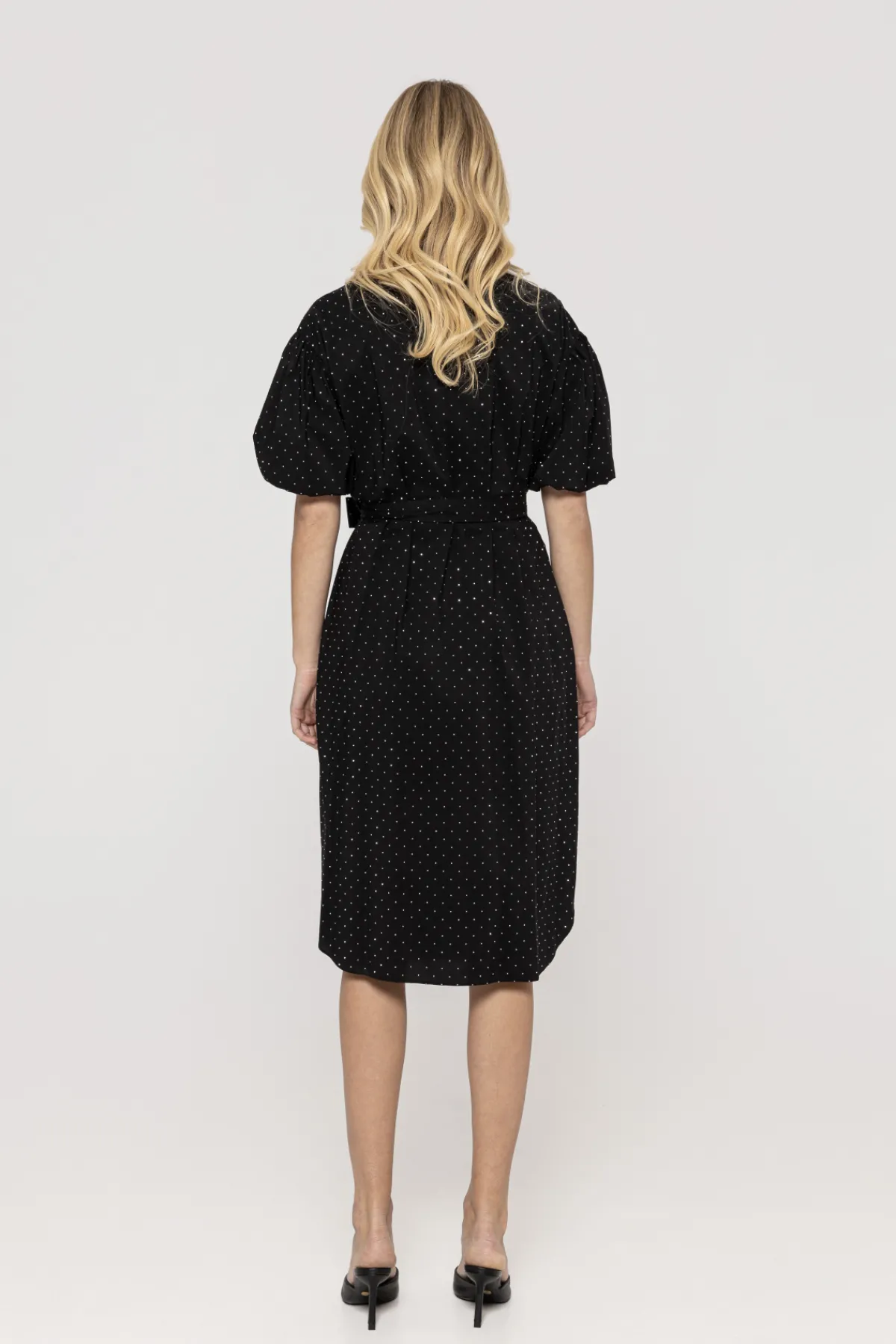 Clearance Rhinestone-embellished poplin dress Dresses