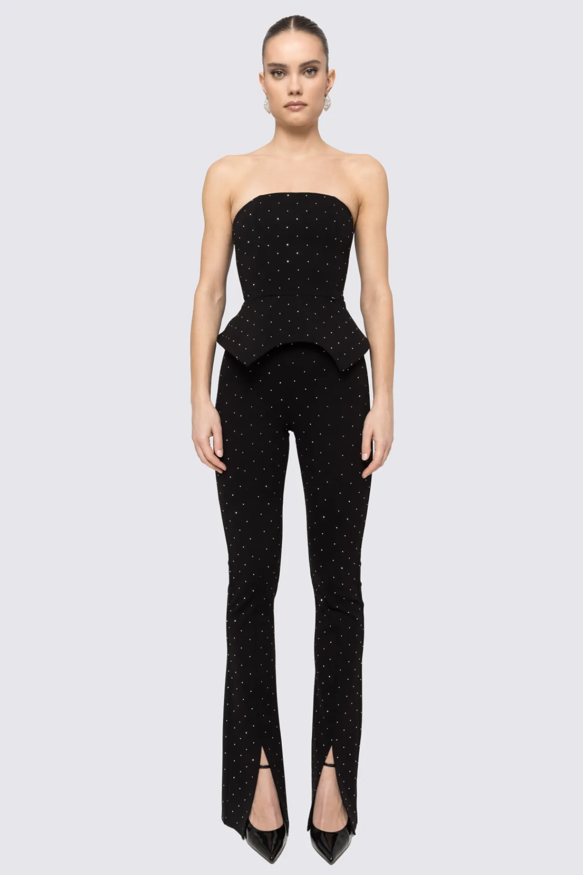 Flash Sale Rhinestone-embellished viscose top Tops