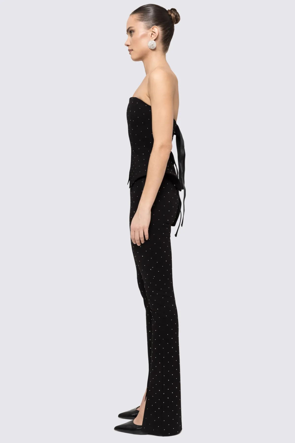 Flash Sale Rhinestone-embellished viscose top Tops