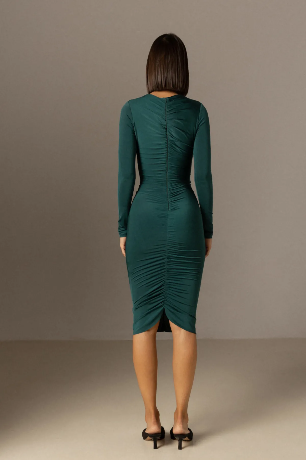 Cheap Ruched bodycon dress Dresses