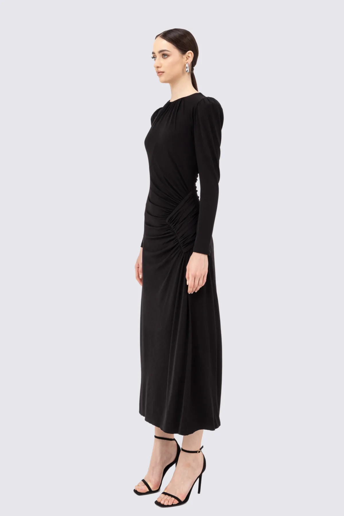 Cheap Ruched detail midi dress Dresses