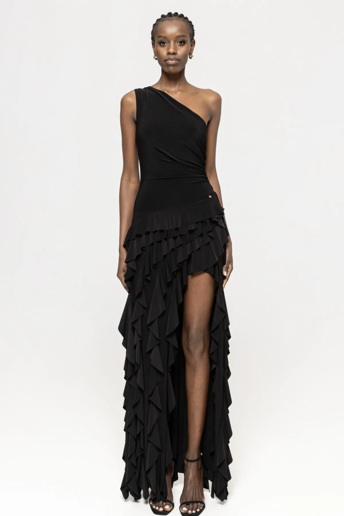 Hot Ruffled maxi dress Dresses