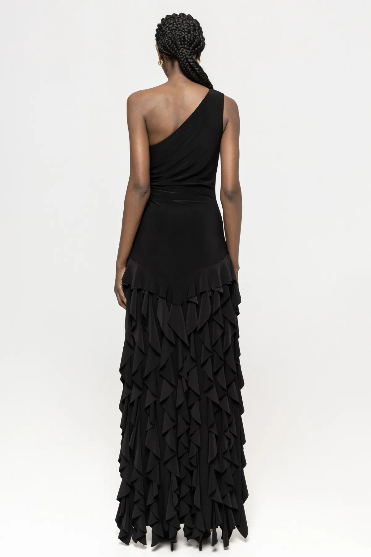 Hot Ruffled maxi dress Dresses