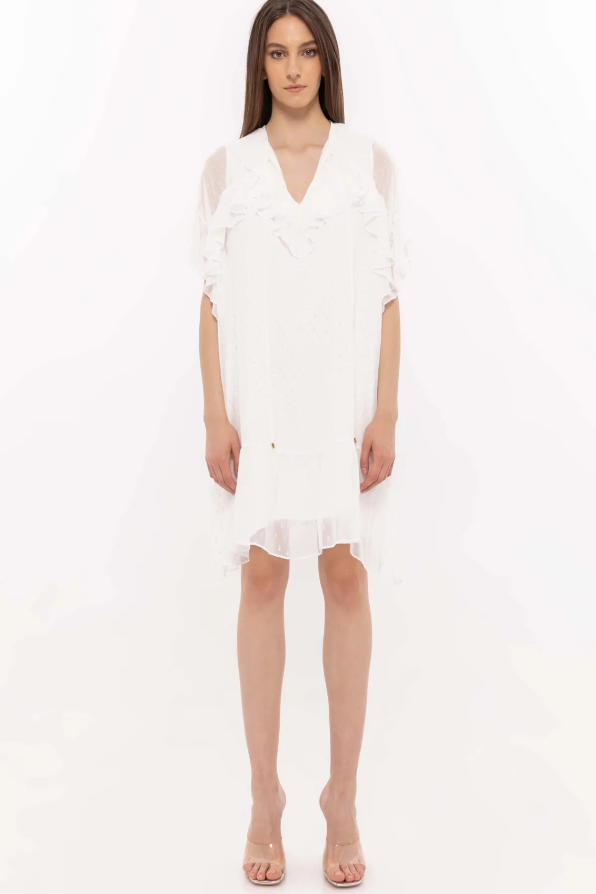Store Ruffled midi dress Dresses