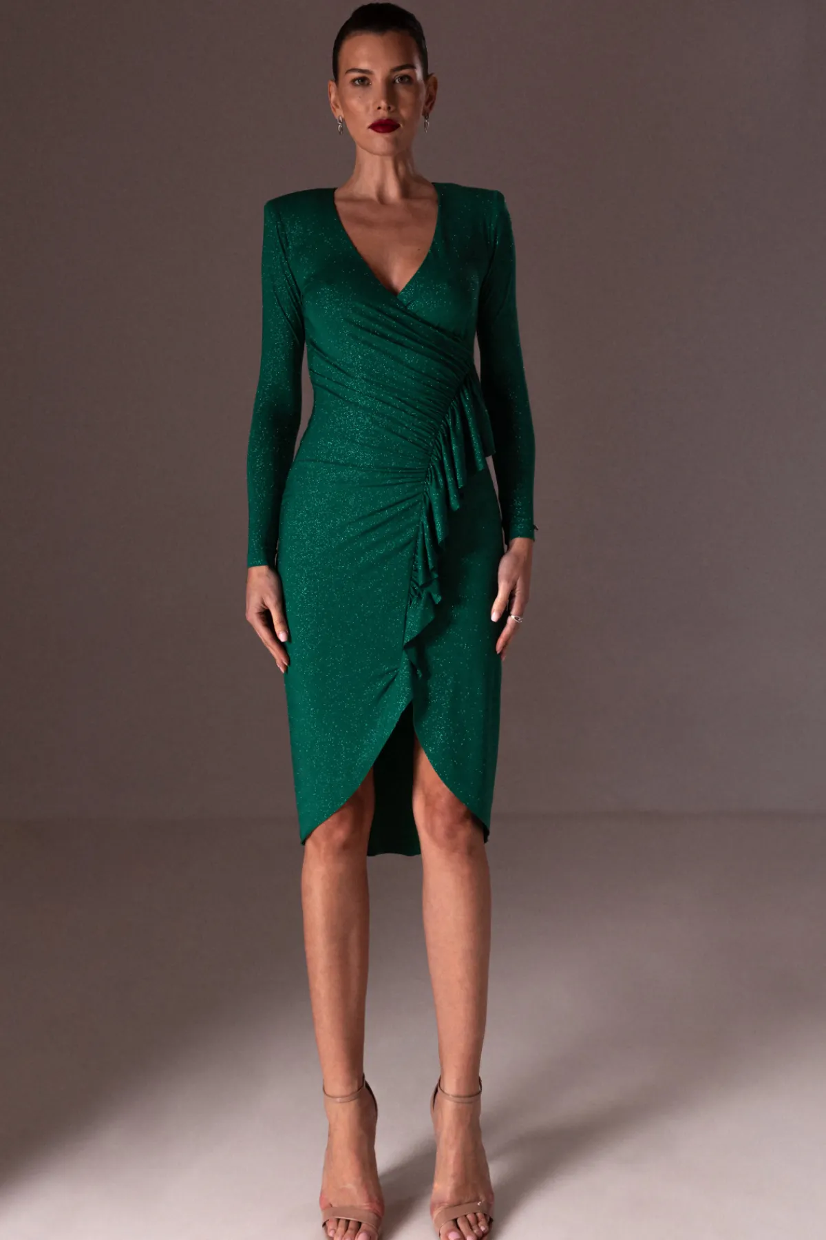 Cheap Ruffled midi dress Dresses