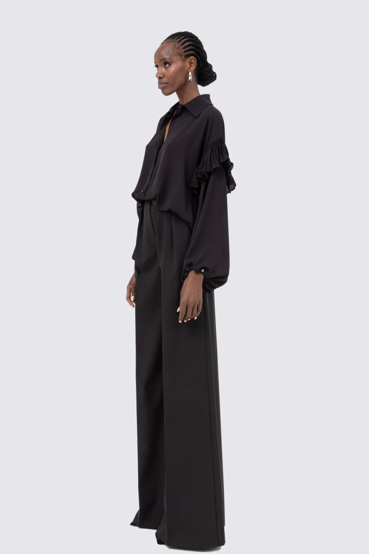 Hot Ruffled shirt Tops