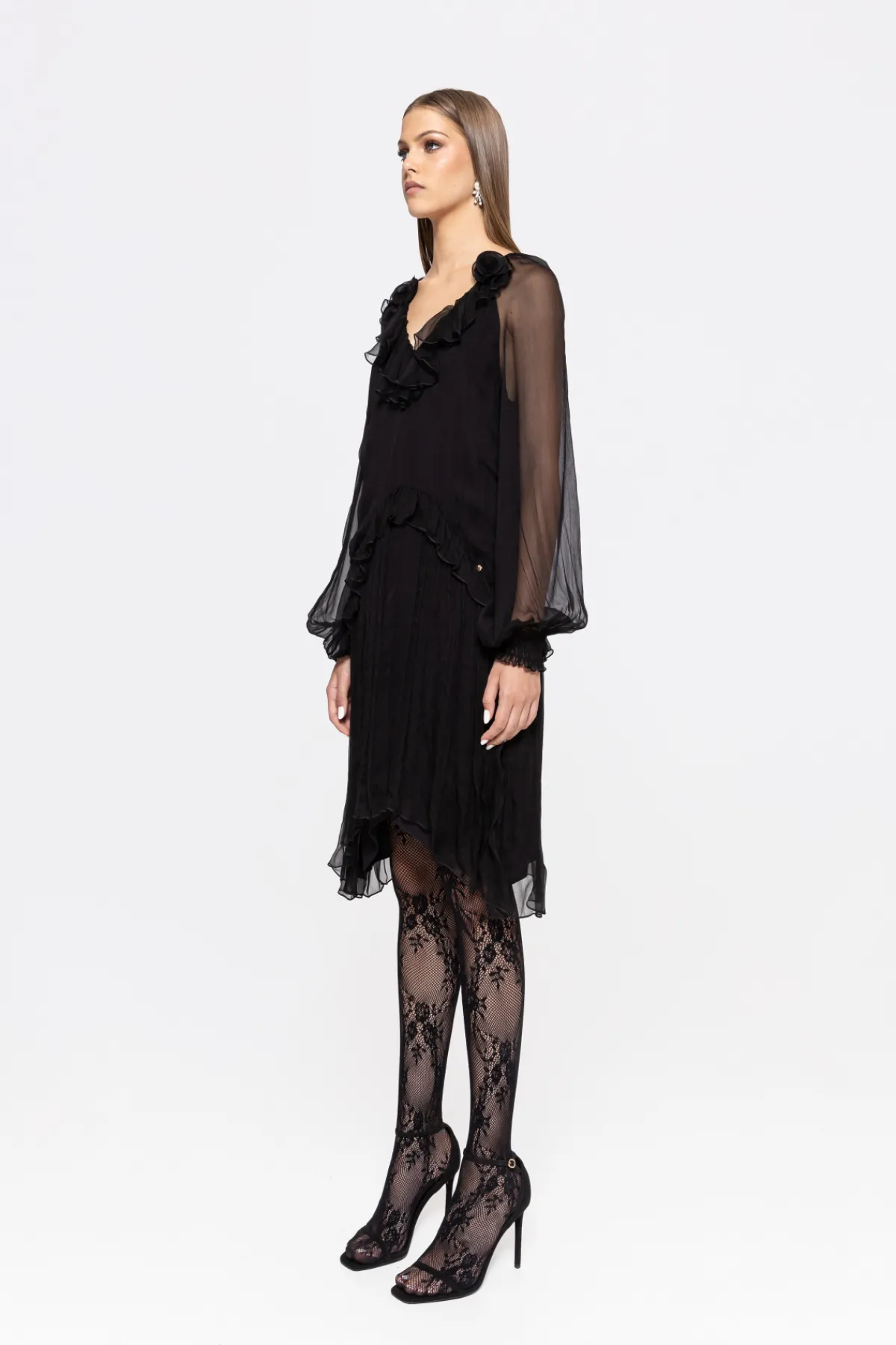 Best Ruffled silk midi dress Dresses