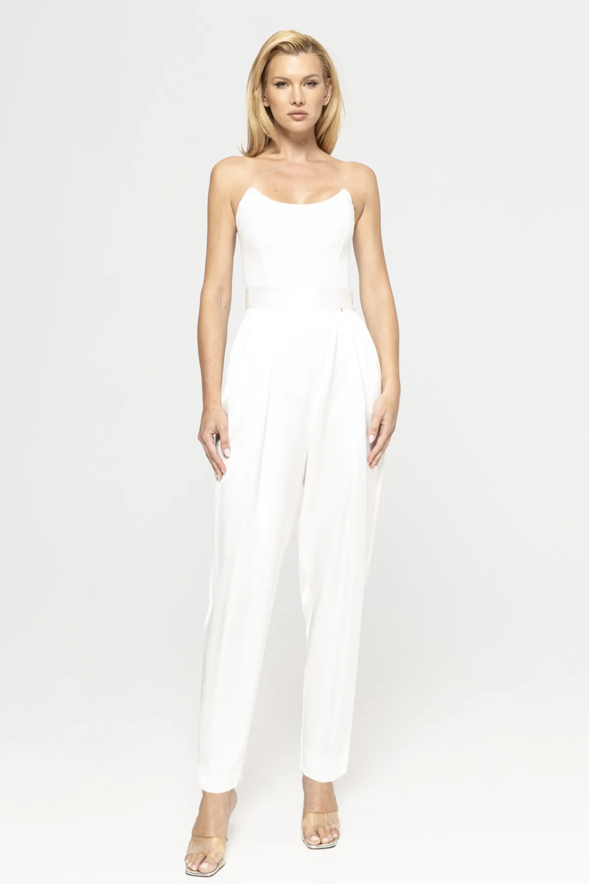 Online Satin effect viscose pants Pants