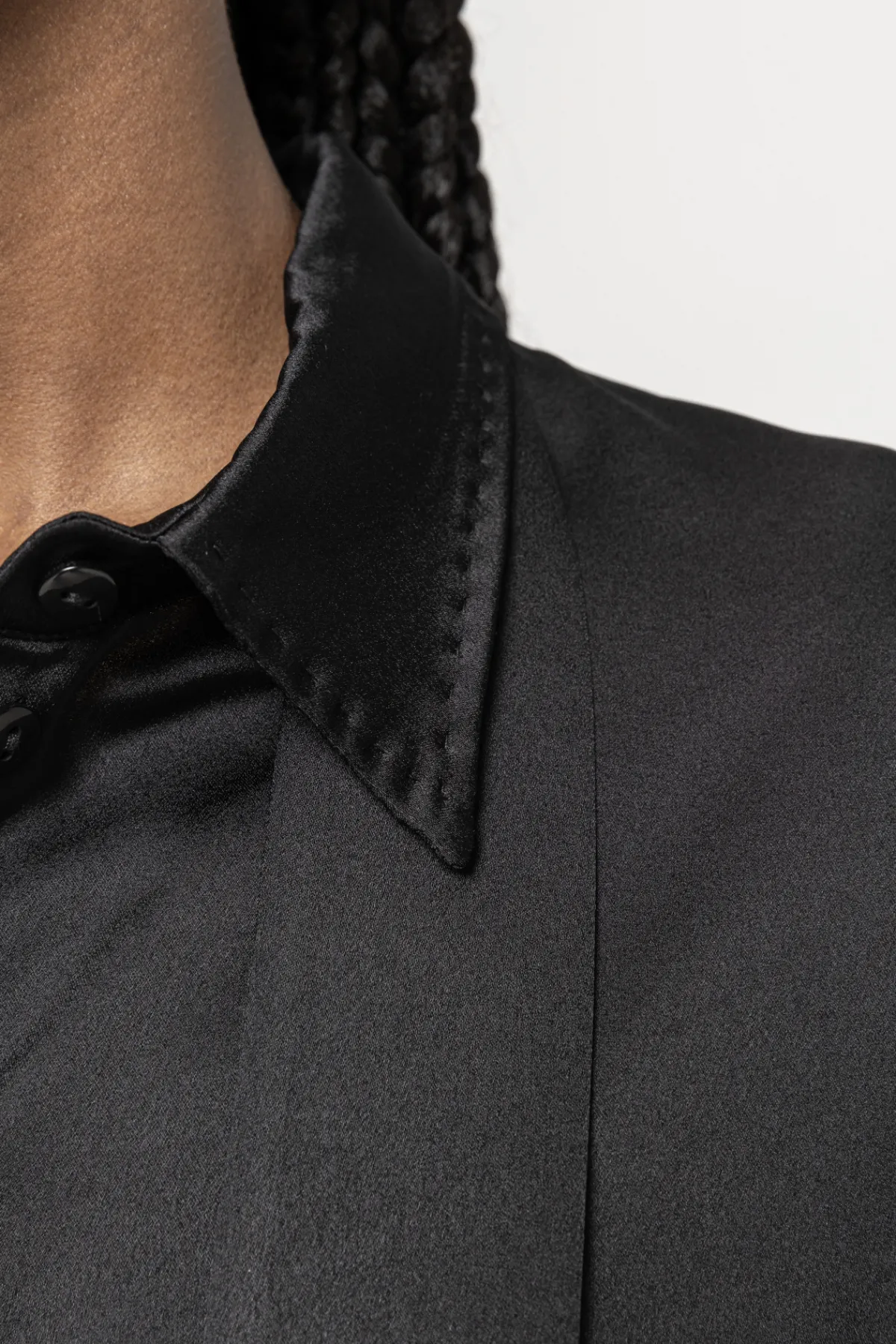 Hot Satin shirt Tops