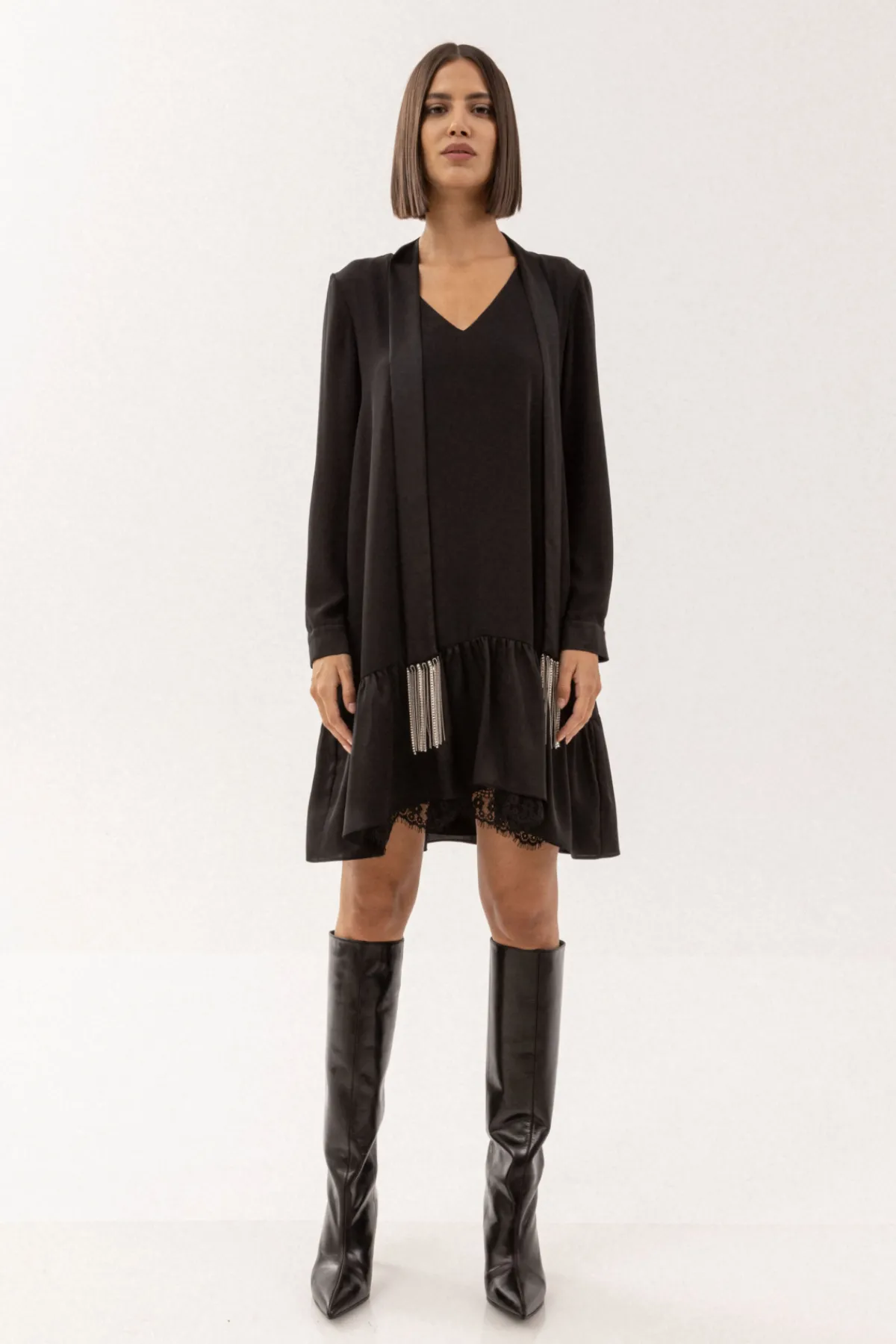 Clearance Scarf detail midi dress Dresses