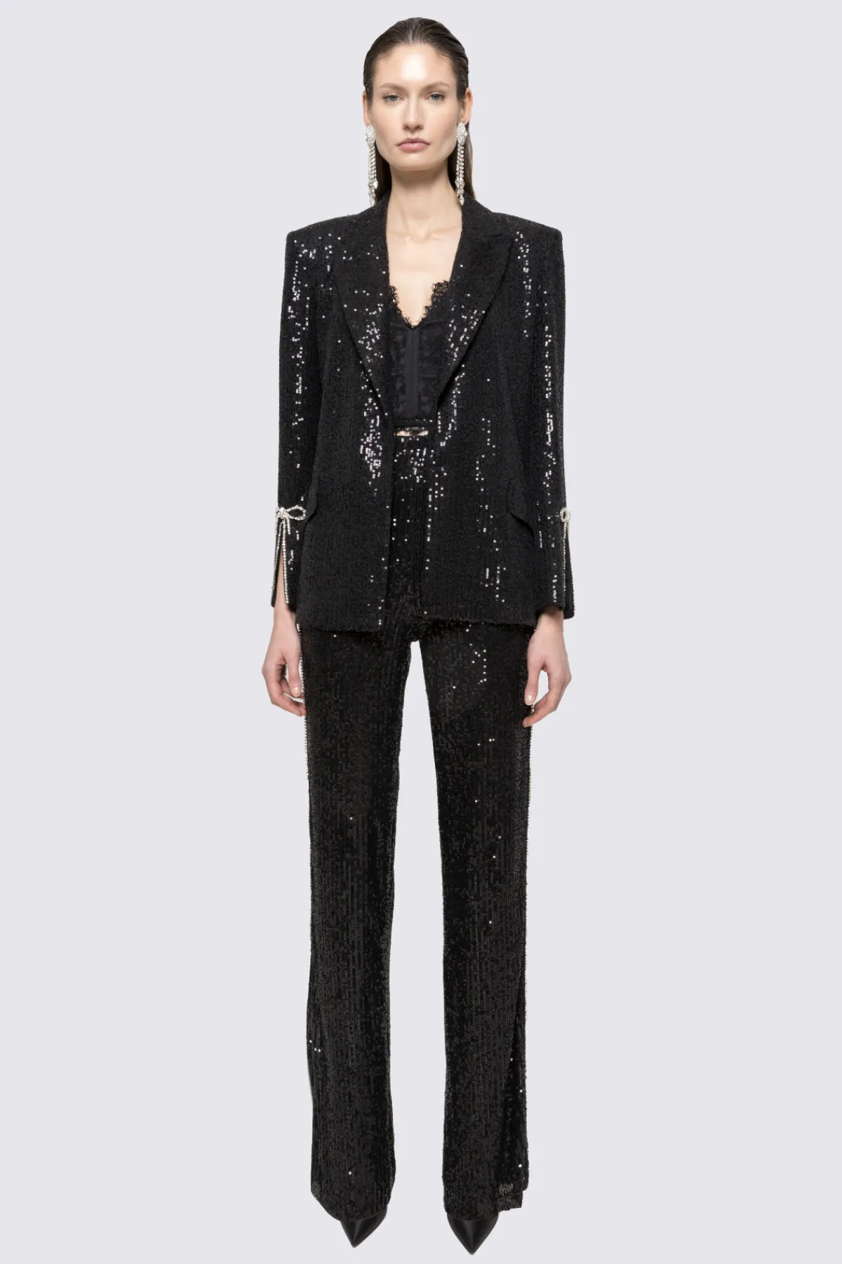 Online Sequin-embellished blazer Jackets