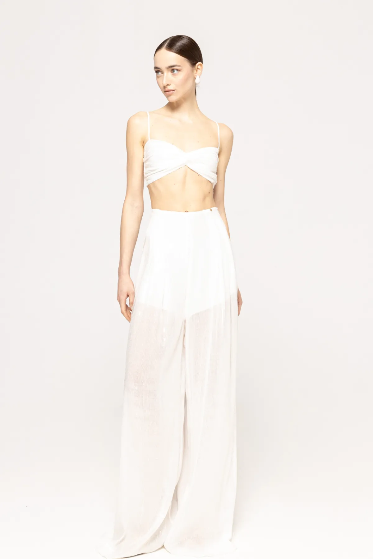 Store Sequin-embellished high-waist pants Pants