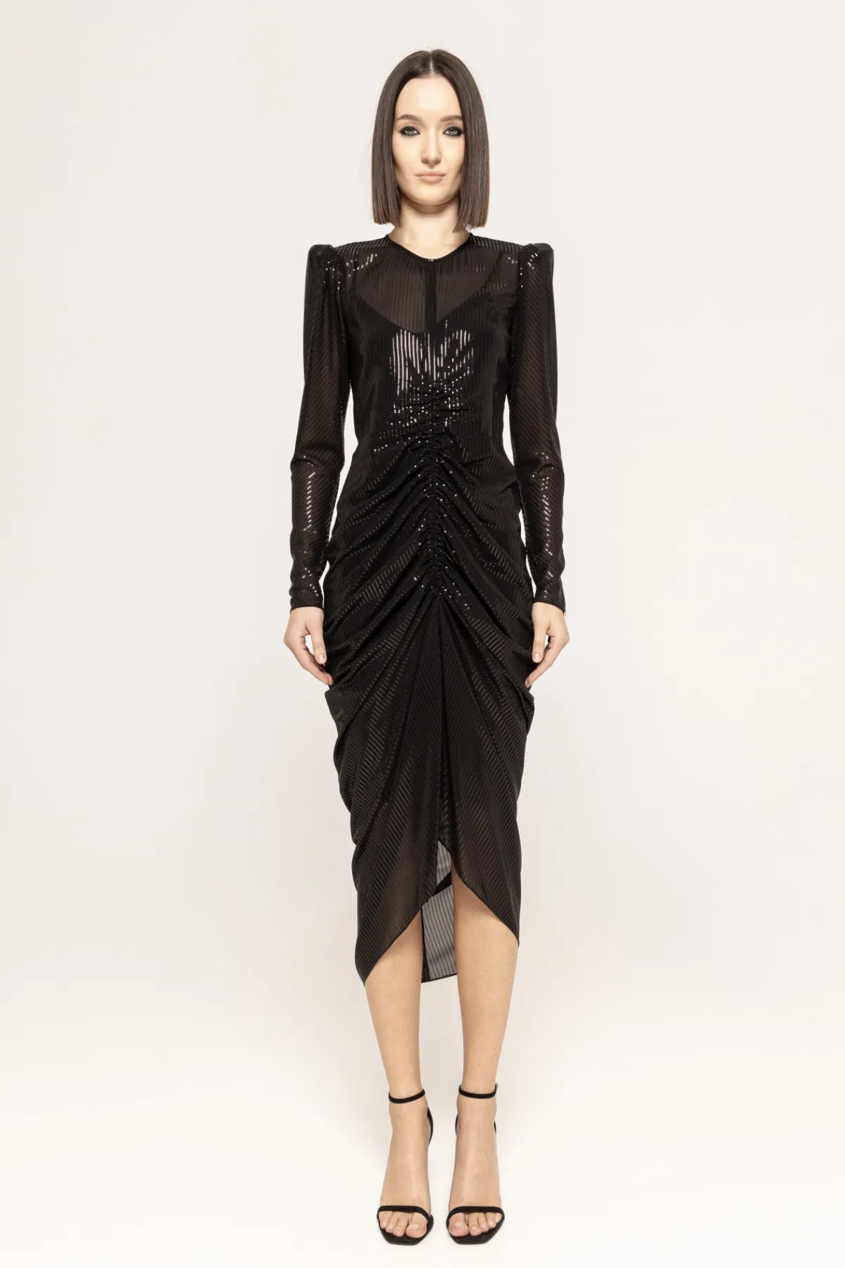 Cheap Sequin-embellished midi dress Dresses