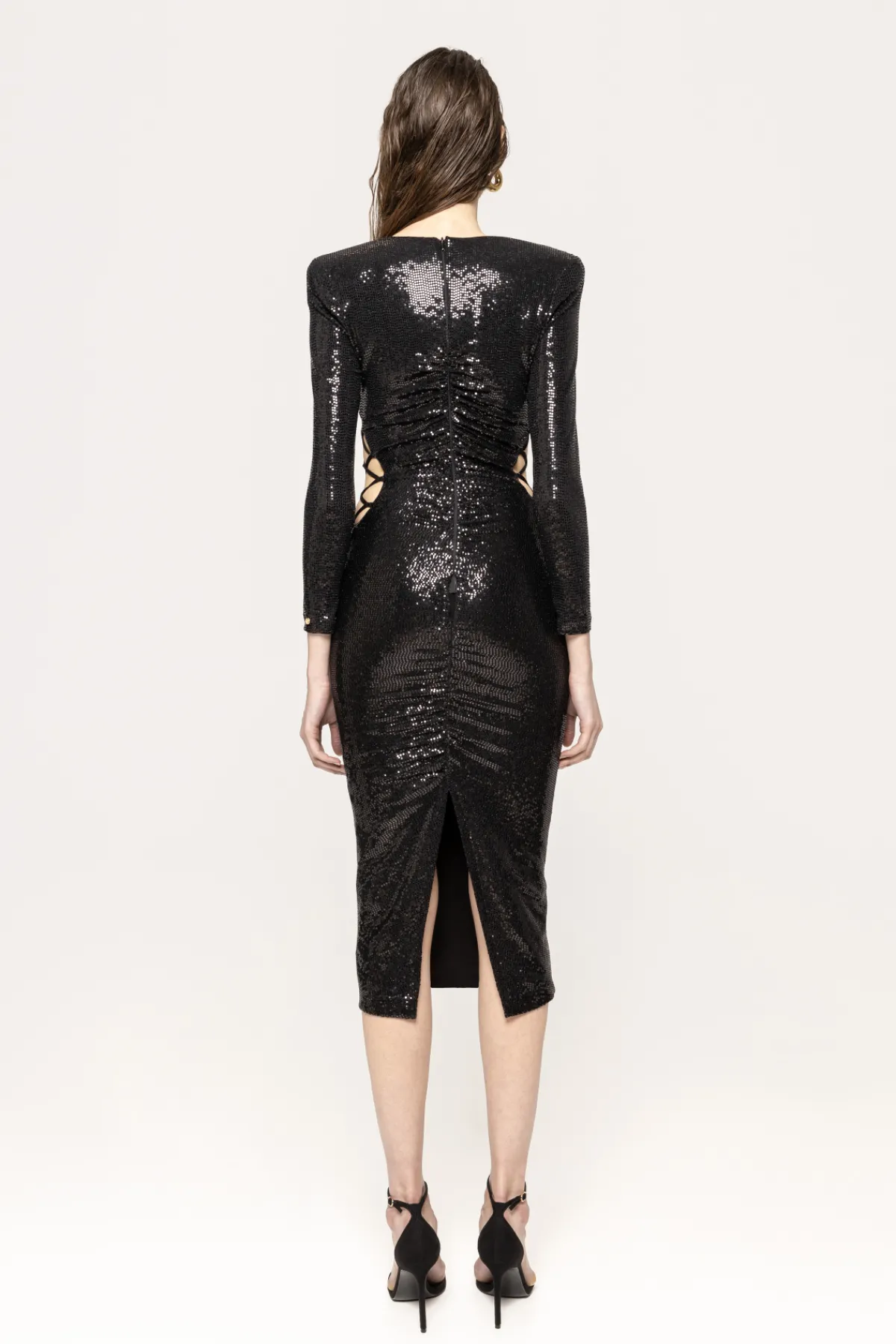 Cheap Sequin-embellished midi dress Dresses