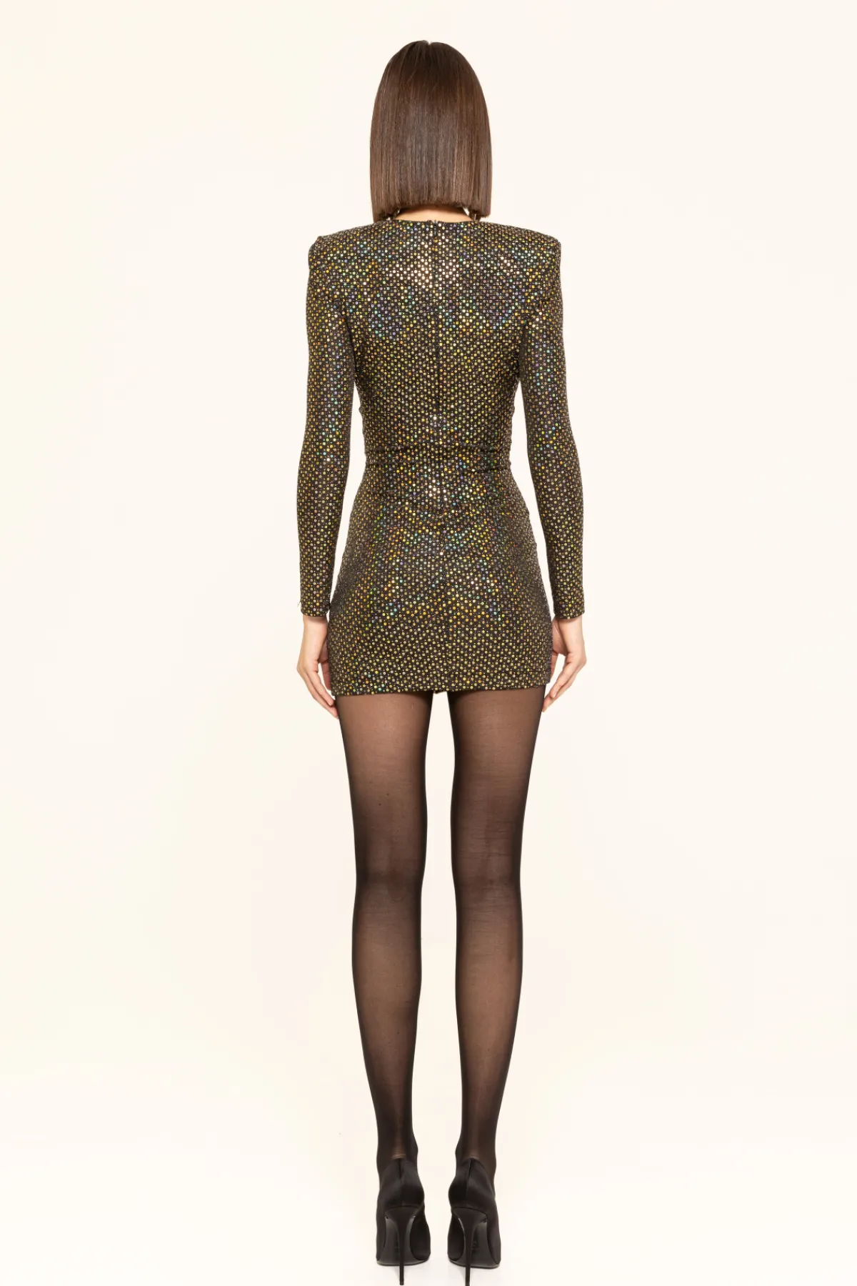 Best Sale Sequin-embellished V-neck minidress Dresses