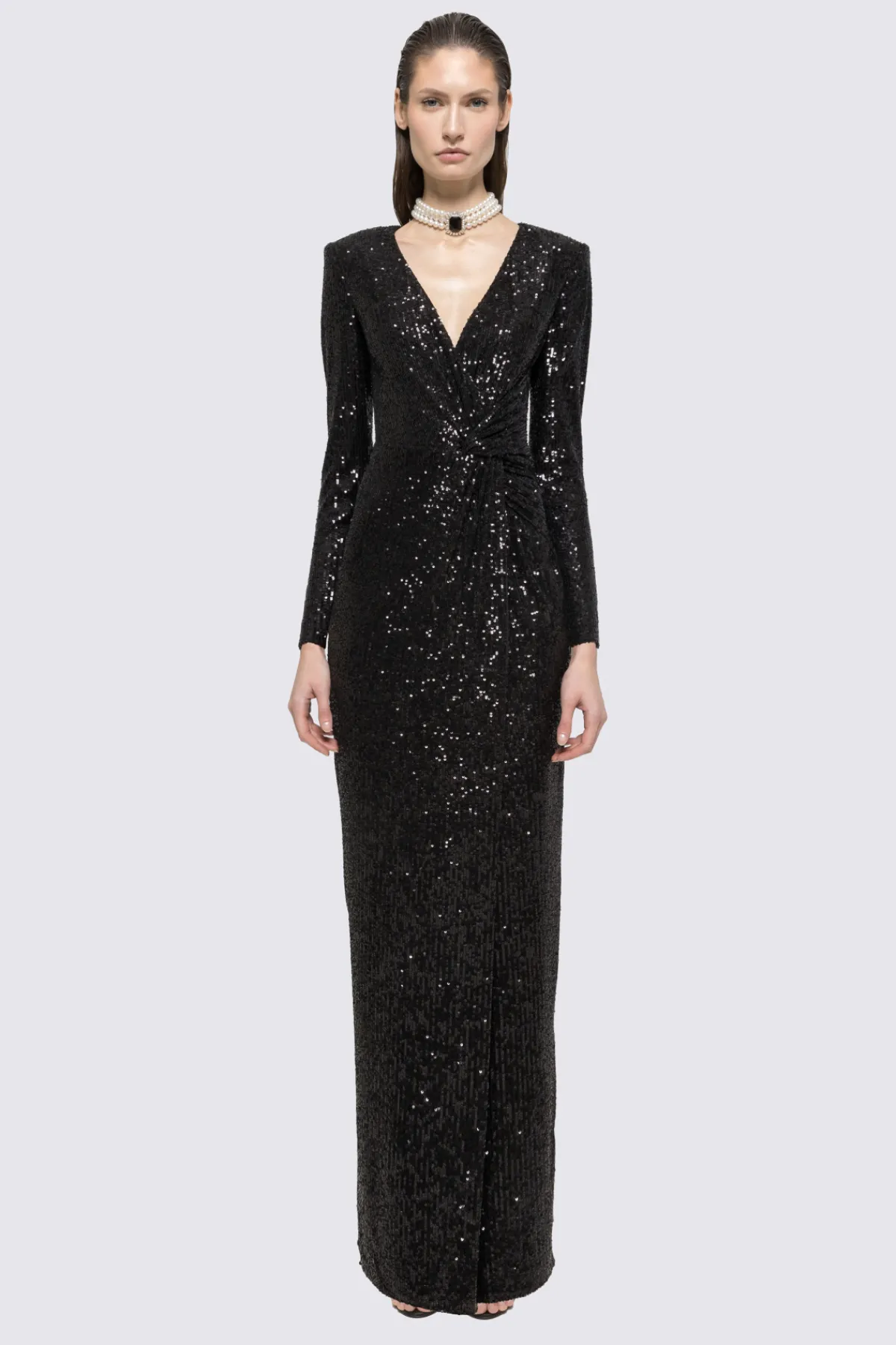 Outlet Sequinned maxi dress Dresses