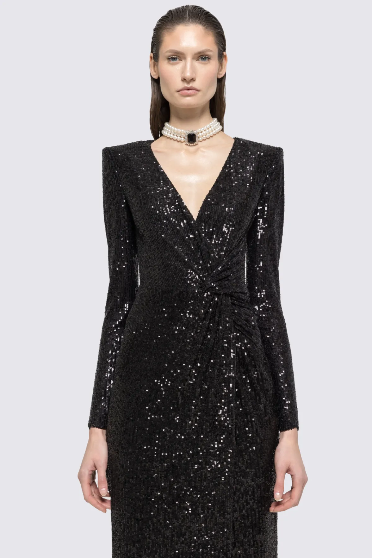Outlet Sequinned maxi dress Dresses