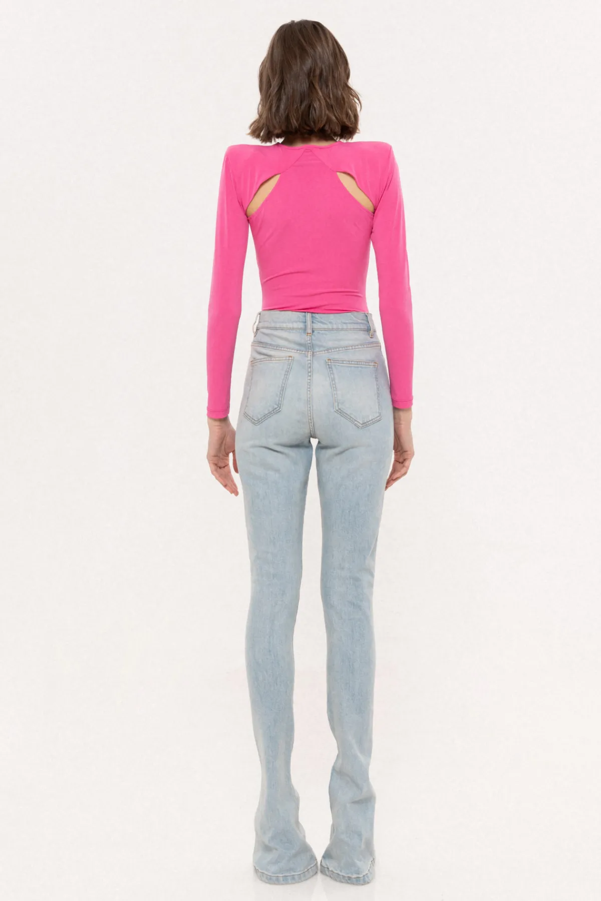 Online Shoulder-pads bodysuit Body