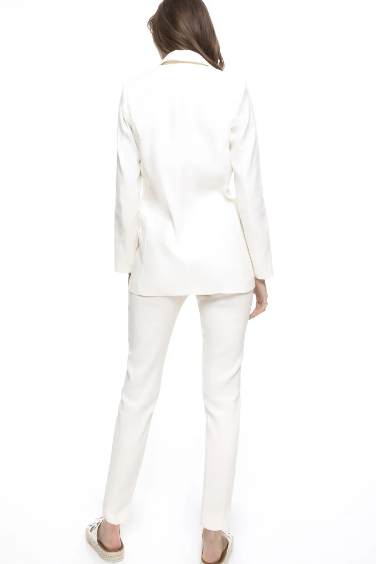 Cheap Single-breasted linen blazer Jackets