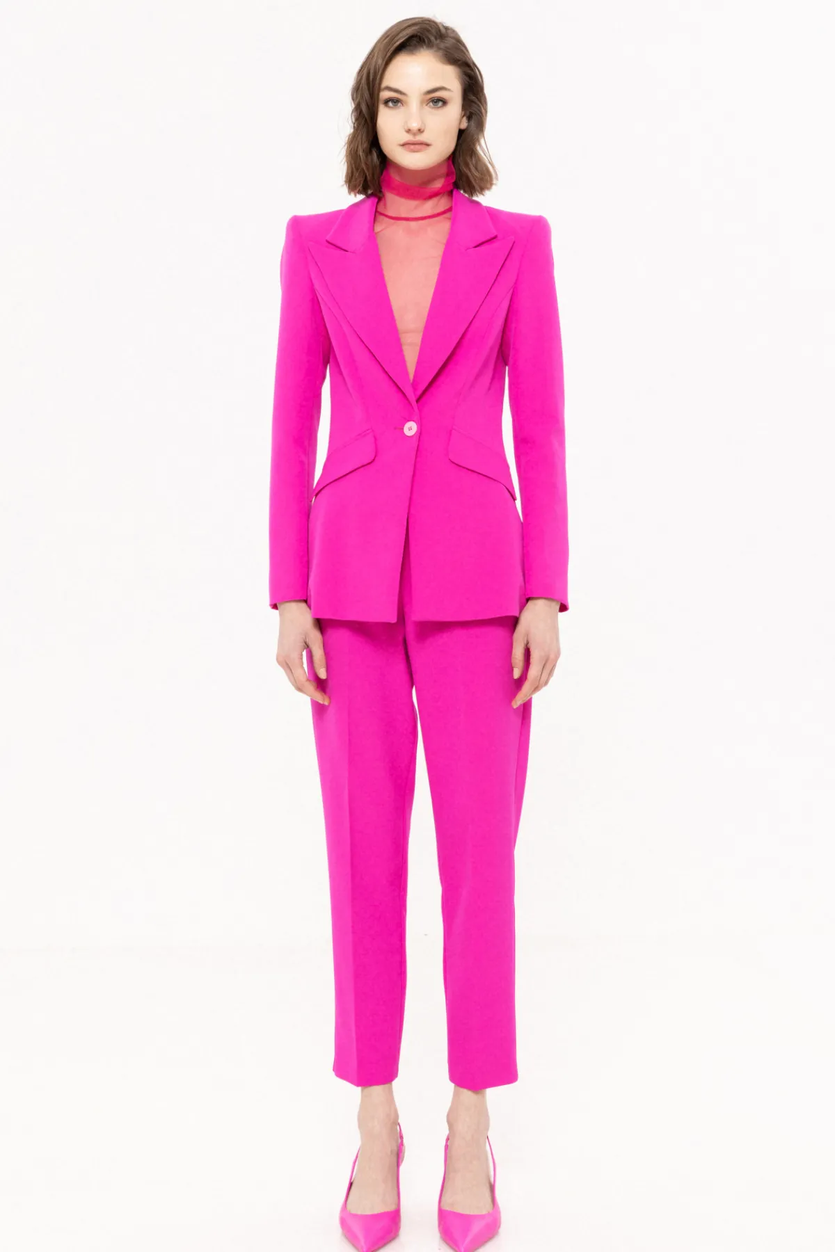 Sale Single-breasted slim blazer Jackets