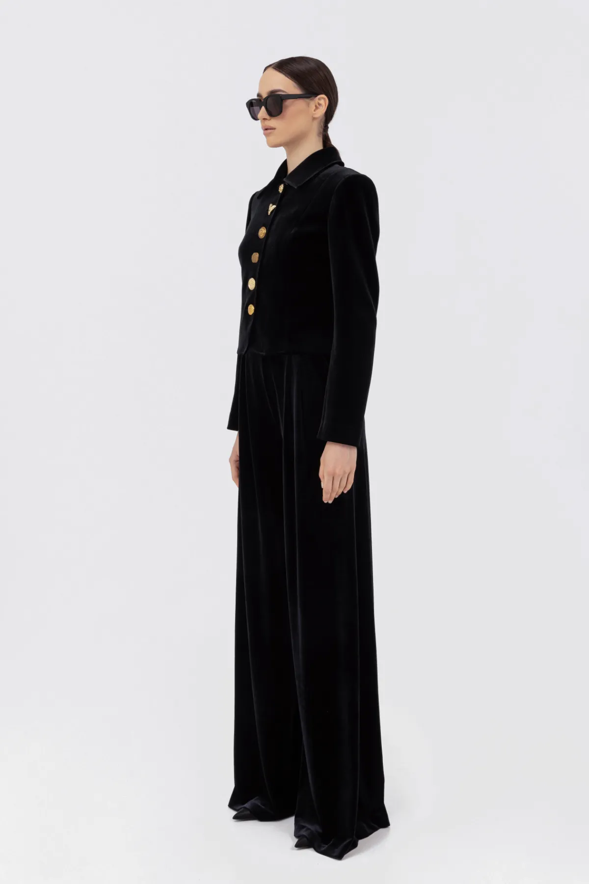 New Single-breasted velvet jacket Jackets
