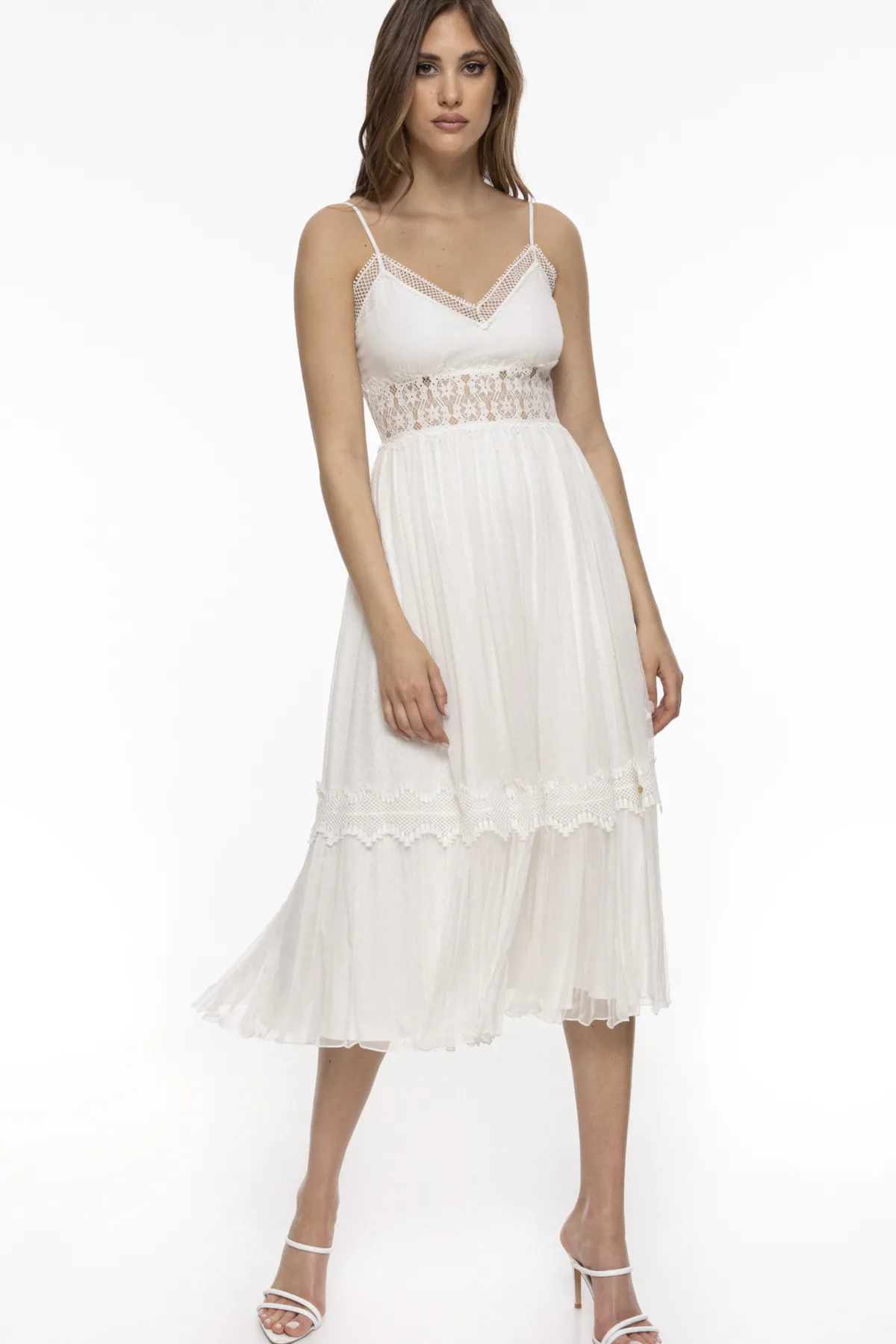 Sale Spaghetti straps silk dress Dresses
