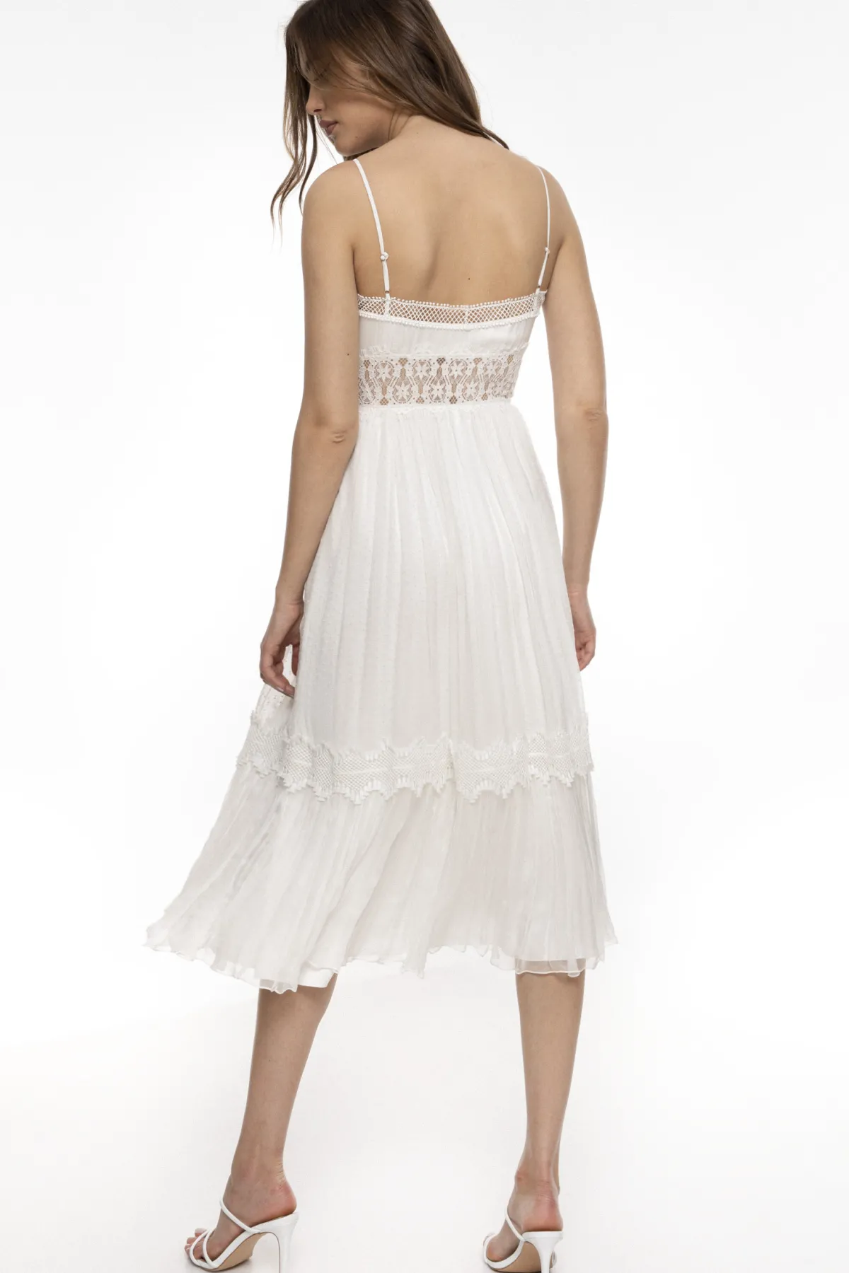 Sale Spaghetti straps silk dress Dresses