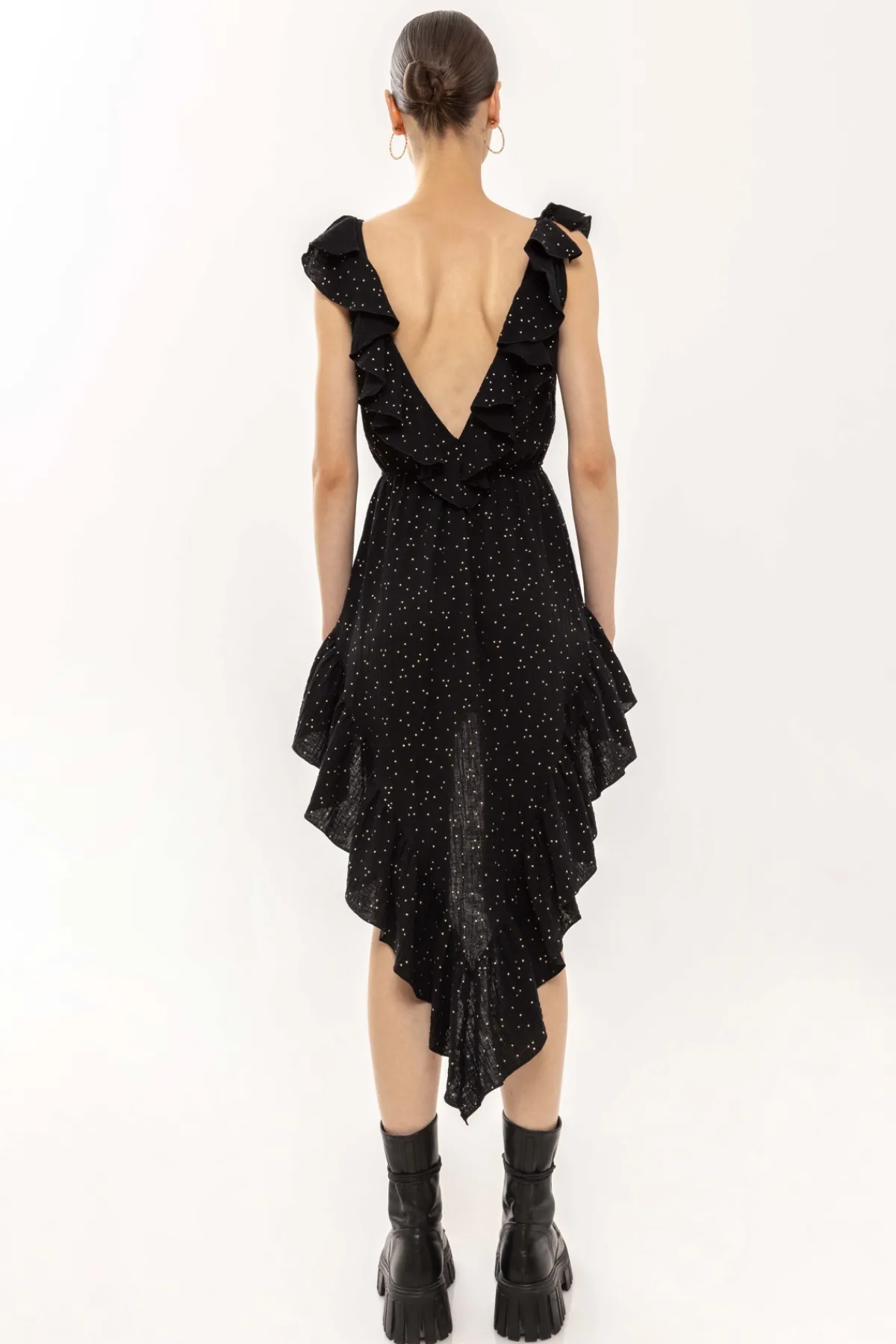 Cheap Stud-embellished cotton dress Dresses