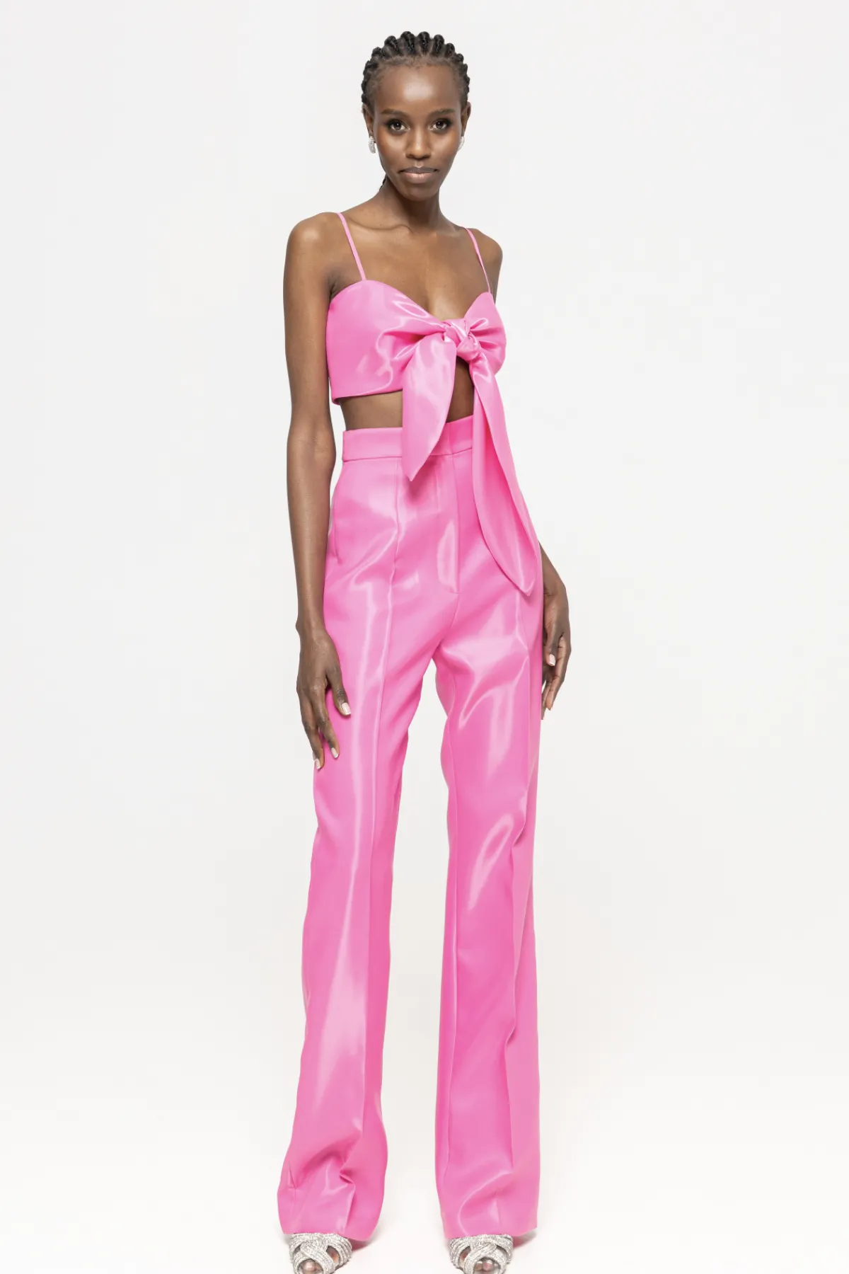 Clearance Taffeta crop top Tops