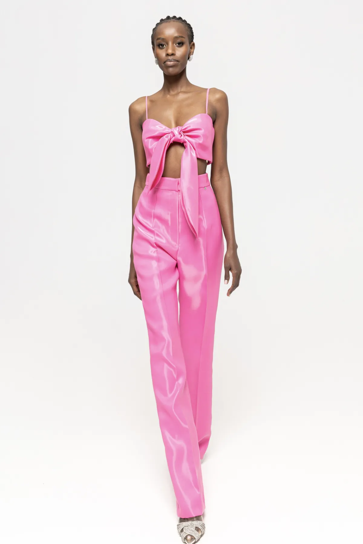 Clearance Taffeta crop top Tops