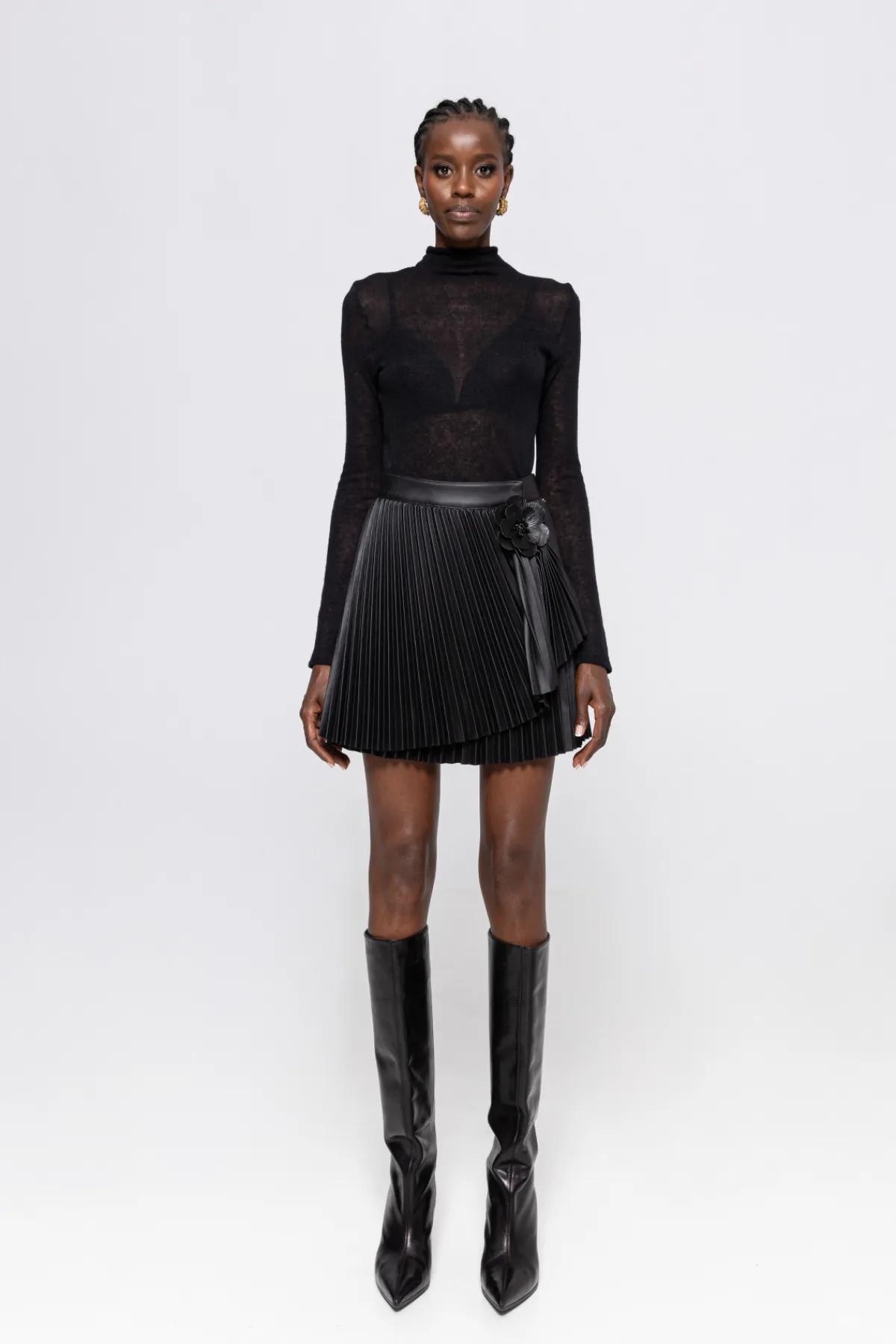 Fashion Turtleneck wool knitted top Tops