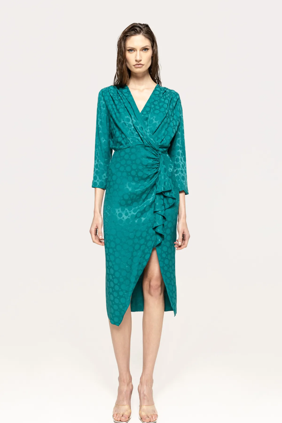 Shop Viscose midi dress Dresses