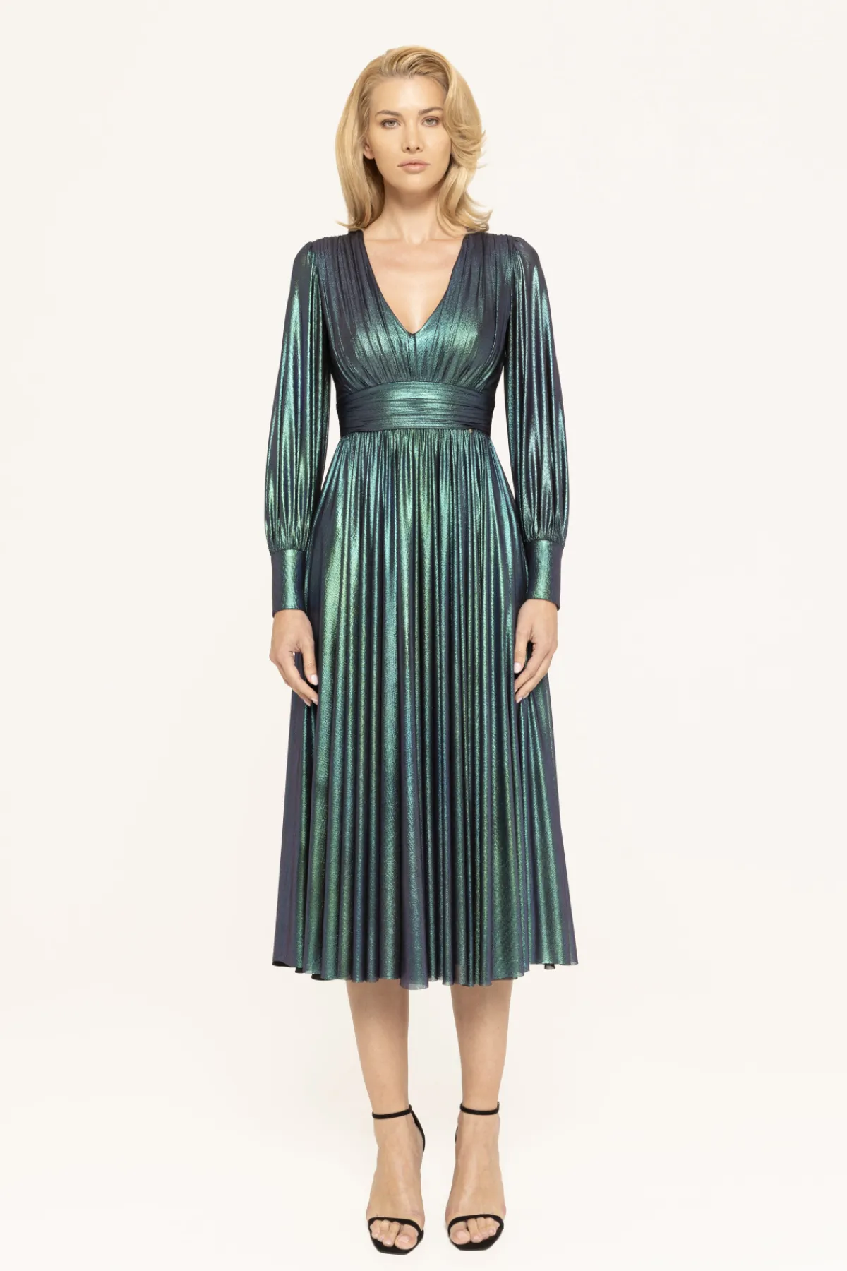 Store V-neck lamé dress Dresses