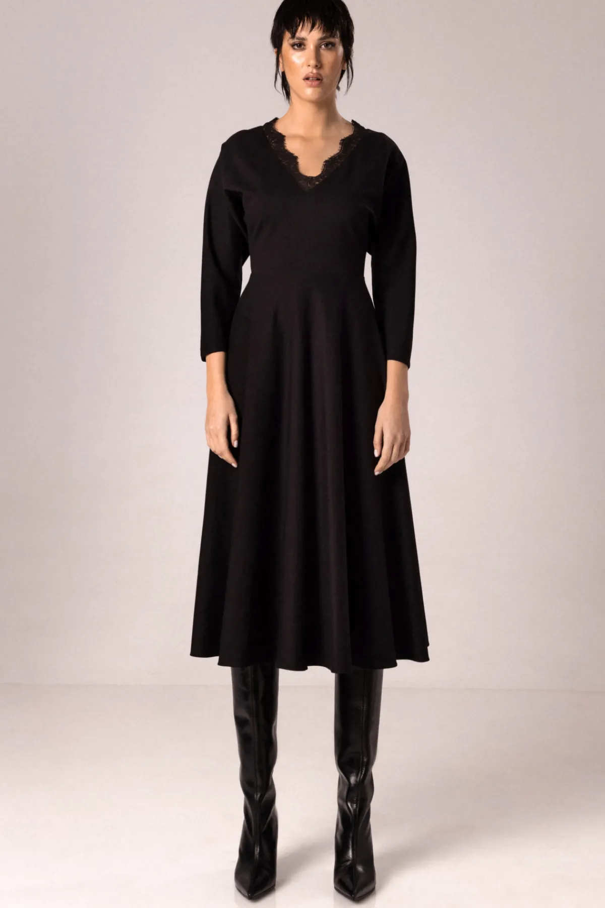 Cheap V-neck viscose dress Dresses